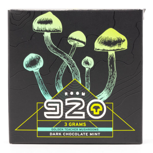 Room 920 - Mushroom Chocolate Bar - Dark Chocolate Mint - 3 grams | Strongest Cubensis Strain Canada