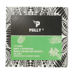 Psilly - Dark Chocolate Bar - Mint & Spirulina | Strongest Cubensis Strain Canada