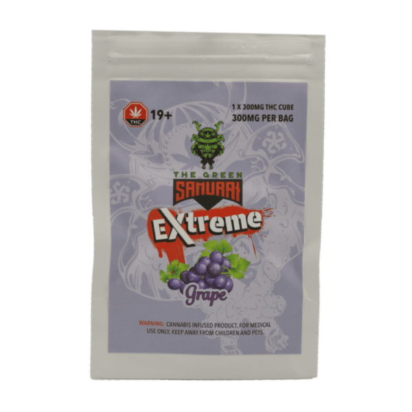 Green Samurai Extreme - Grape Gummy 300mg THC | Strongest Cubensis Strain Canada