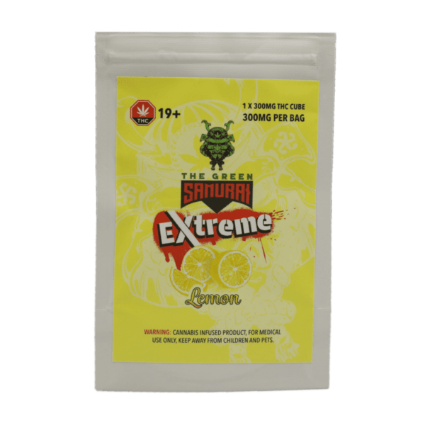 Green Samurai Extreme - Lemon Gummy 300mg THC | Strongest Cubensis Strain Canada