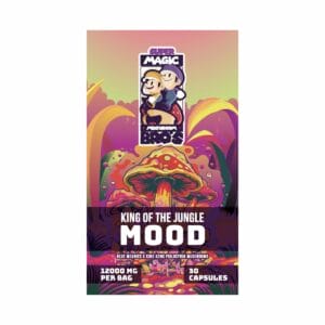 Super Magic Mushroom Bro’s - King of the Jungle MOOD - 400MG Capsules | Strongest Cubensis Strain Canada